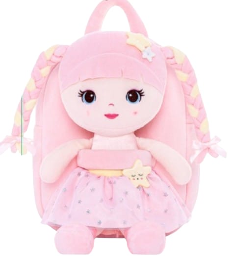 Rucsac personalizat model Magic Girl cu jucarie detasabila (cresa/gradinita)