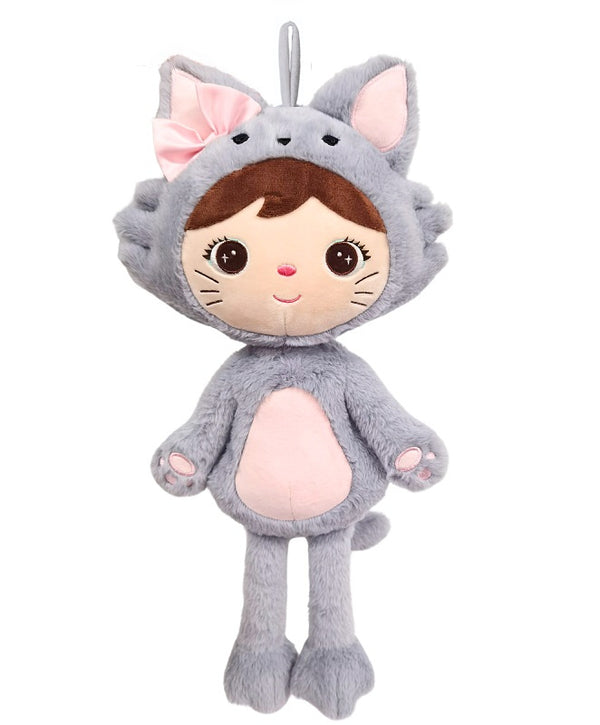 Papusa personalizata Metoo Fluffy Cat, 50 cm