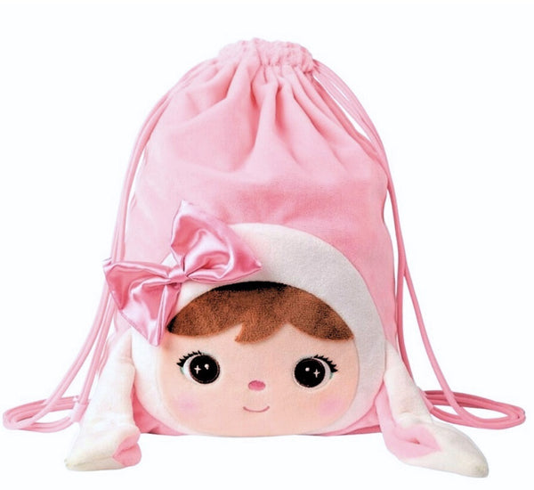 Sac personalizat, grădiniță/creșă, model Iepure Girl