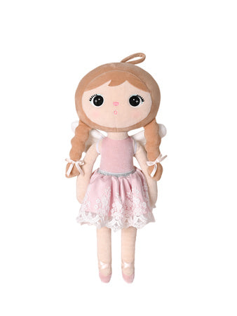 Papusa personalizata Metoo Ingeras roz, 30 cm