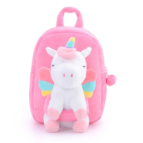 Rucsac personalizat model Unicorn cu jucarie detasabila (gradinita/cresa)