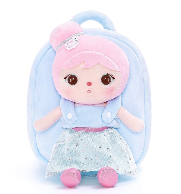 Rucsac cresa/gradinita Metoo personalizat, model Ingeras cu jucarie detasabila (cresa/gradinita)