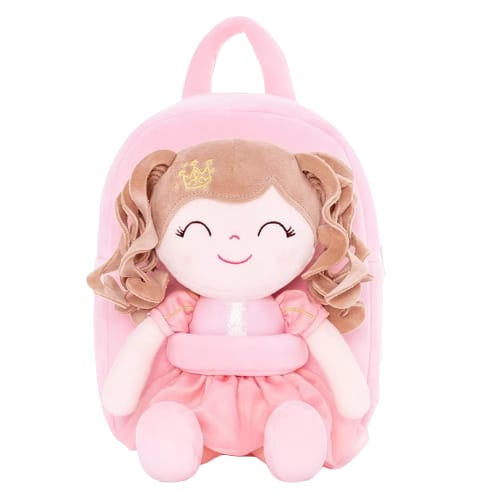 Rucsac personalizat model Printesa creata cu jucarie detasabila (gradinita/cresa)